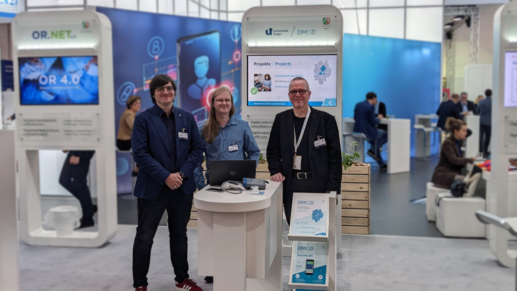 DMGD und LWF der Uni Siegen auf der MEDICA-Messe