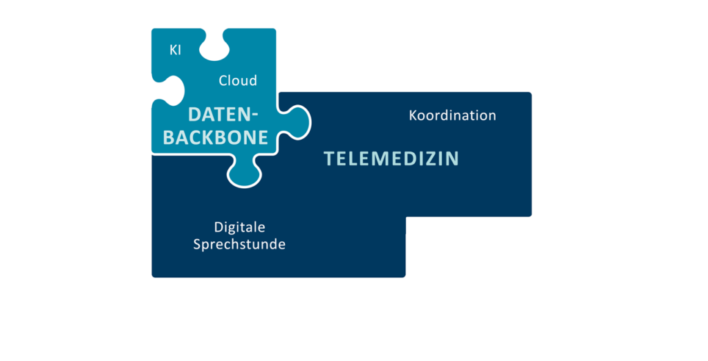Digitale Praxis Konzept - Cloud KI