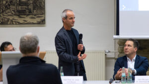 DataHealth Event – Prof. Dr. med. Veit Braun und Bürgermeister Dr. Bernhard Baumann (Neunkirchen)